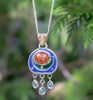 Pendentif Élégance colorée
