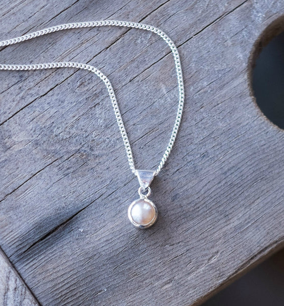 Pendentif Argent Délicatesse Perle