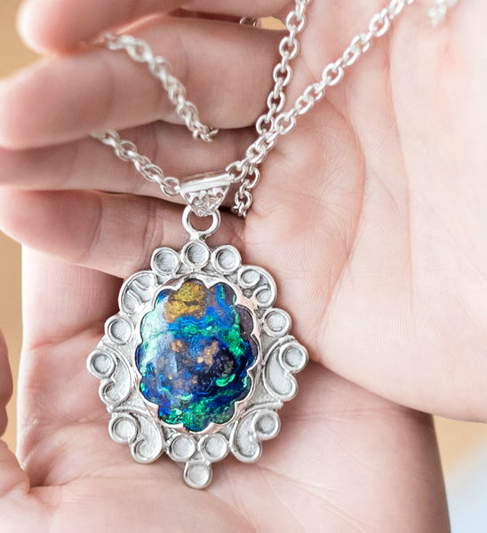 Pendentif Argent Voie Lactée